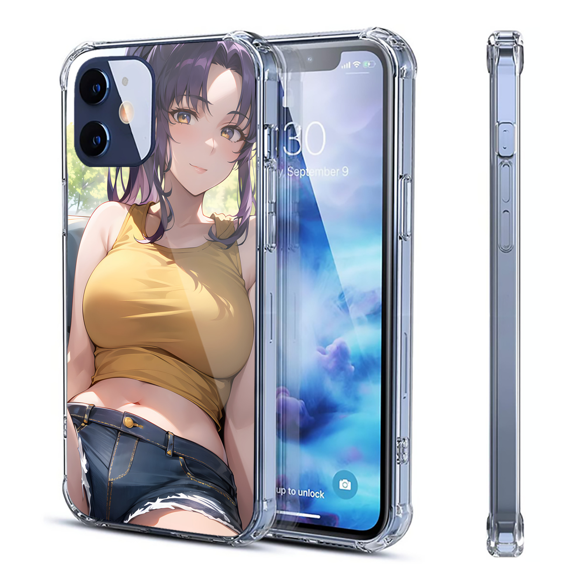 （画像用） EVA 新世紀エヴァンゲリオン 【iPhone 12シリーズ対応】透明スマホケース（クリアソフトケース）